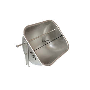 Mangeoire en acier inoxydable pour porcs, abreuvoir pour truies, équipement d'élevage porcin, cage de maternité, enclos d'insémination - Product Image 2