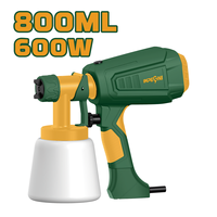 Pistolet de pulvérisation électrique professionnel IMPEGNI 600W, pulvérisateur de peinture portatif 800ML, réglage de l'angle et de la pression du jet, portable pour meubles