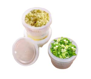 High Quality Kitchen Plastic Double Sealed Onion Ginger Garlic Storage Refrigerator Refrigerator
