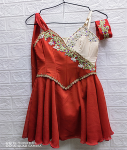 Nueva Falda <span class=keywords><strong>de</strong></span> baile <span class=keywords><strong>de</strong></span> <span class=keywords><strong>disfraz</strong></span> <span class=keywords><strong>de</strong></span> <span class=keywords><strong>Cupido</strong></span> profesional roja para mujer. Disfraces líricos-14 - Product Image 1