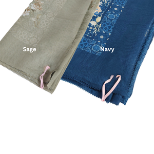 El mejor vendedor Nara Hijab bufanda de algodón hecha a mano para mujeres musulmanas Hijab duradero Nara corto de lujo transpirable colores de primavera para mujeres - Product Image 2