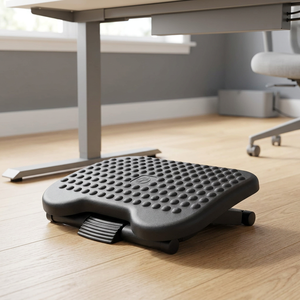 Modern Plastic Foot Rest with Massage Foldable & Extendable for Office & Bedroom Relaxation - Product Image 1