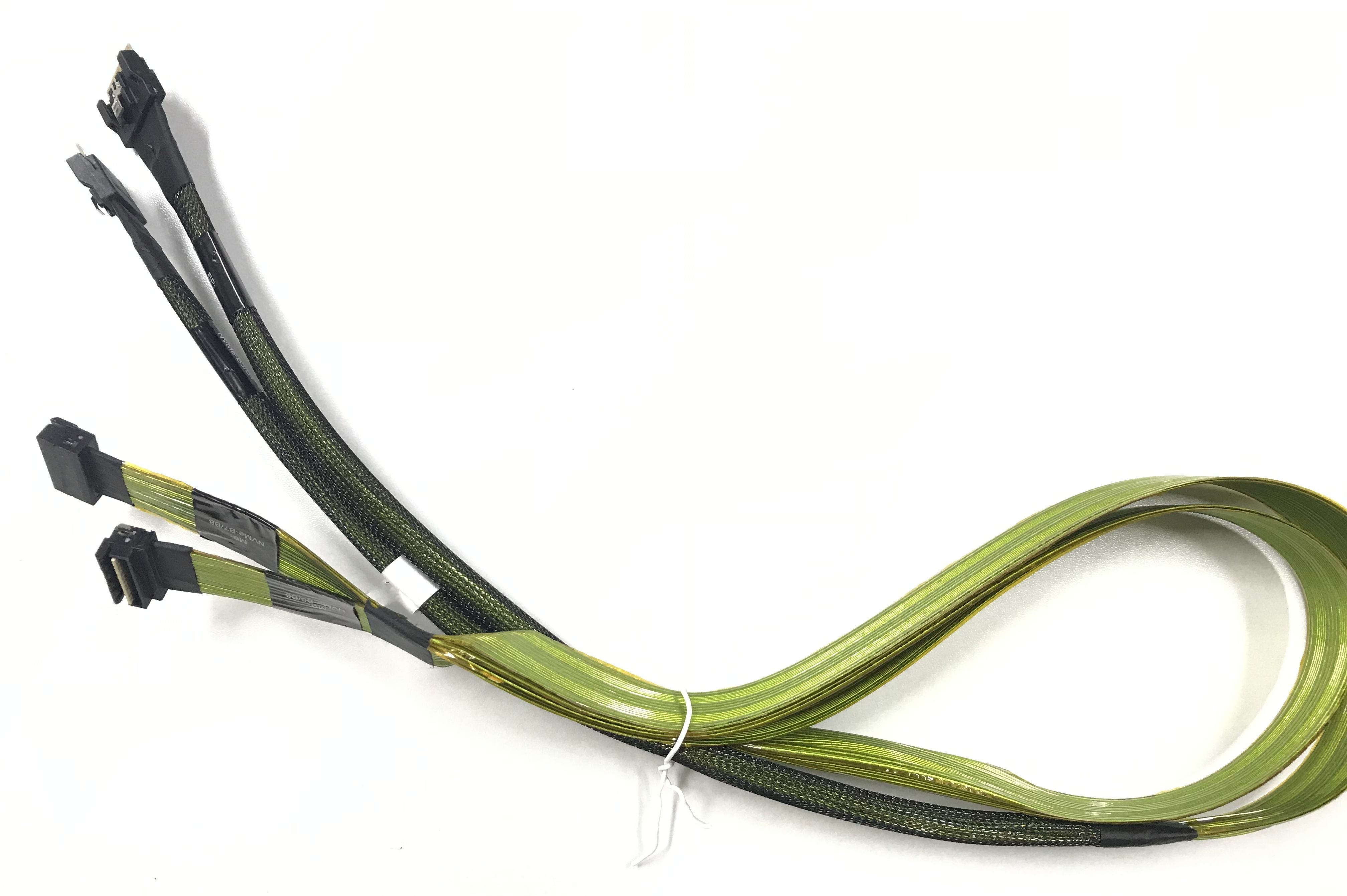 HONPNK High-Speed SlimSAS LP Low Profile SFF-8654 to LP8654Cable Server Hard Drive HDD Data Transmission Cable Multi-Angle