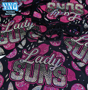 สติ๊กเกอร์ติดเสื้อผ้าผู้หญิงลายเพชรแบบรีดร้อนจากโรงงานจีน ดีไซน์สวยหรู ปรับแต่งได้ วัสดุเป็นแก้วคริสตัล - Product Image 3