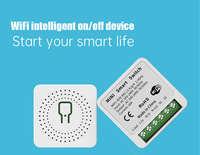 Interrupteur intelligent WiFi Tasmota FY02 16A |   Module de relais miniature DIY pour la domotique |   Application Android et commande vocale (protection IP65)