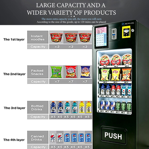 RUNYANG Custom Outdoors Ai Vending Machine with Camera and Payment <b>System</b> Vending Machine for Foods and Drinks - Product Image 3