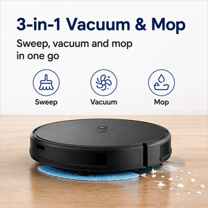 18000Pa Smart Robot Vacuum Cleaner 3-in-1 Sweep <b>Mop</b> Gyro Navigation Tuya App Remote Control Auto Recharge HEPA Brushless OEM ODM - Product Image 3