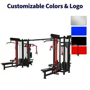 Deze multifunctionele trainingsmachine met acht stations wordt gebruikt voor full-body workouts en fitnesstraining. - Product Image 3