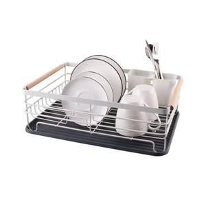 Escurridor de vajilla de alambre de Metal resistente, estante de secado de vajilla de cocina - Product Image 6