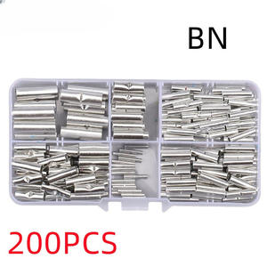 Terminales de empalme de alambre de cobre para ingeniería química, 200 piezas, tipo BN desnudo, para conexiones eléctricas - Product Image 4