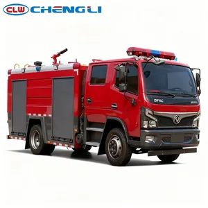 Camion de lutte contre l'incendie à eau et mousse CLW Dongfeng 4x2, véhicule de secours d'urgence manuel, camion de pompiers à vendre - Product Image 5