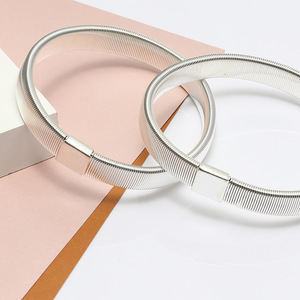 Hstyle manches jarretelles anti-dérapant porte-chemises jarretelles brassards en métal extensible jarretelles pour femmes hommes manches jarretelles - Product Image 1