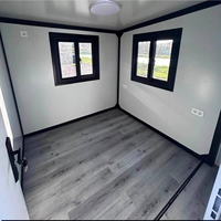 Maison conteneur modulaire préfabriquée de luxe avec 2 chambres et 1 salle de bain, extensible, type capsule, prête à l'emploi