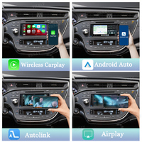 Sistema Viknav Linux para Toyota Avalon 2014-2017 OEM Pantalla de coche inalámbrico CarPlay Android Auto DPS caja decodificadora de navegación
