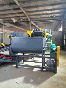 化妆品搅拌机 自动感应电机 碳钢结构 1000升容量 粉末化妆品混合 - Product Image 4