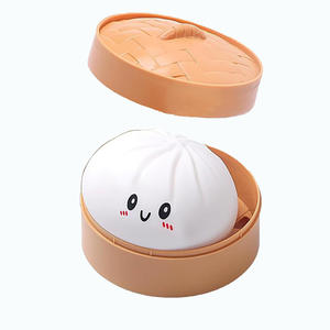 Nouveau produit transfrontalier : Jouet à presser géant en forme de boulette ou de pain vapeur extra-large, simulation réaliste, pour les 7-14 ans - Product Image 2