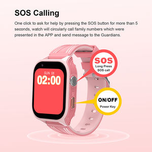 <span class=keywords><strong>Montre</strong></span> intelligente pour enfants 4G Wifi avec caméra vidéo SOS appel de sécurité GPS pour garçons et filles 2,0 pouces D18 carrée - Product Image 2