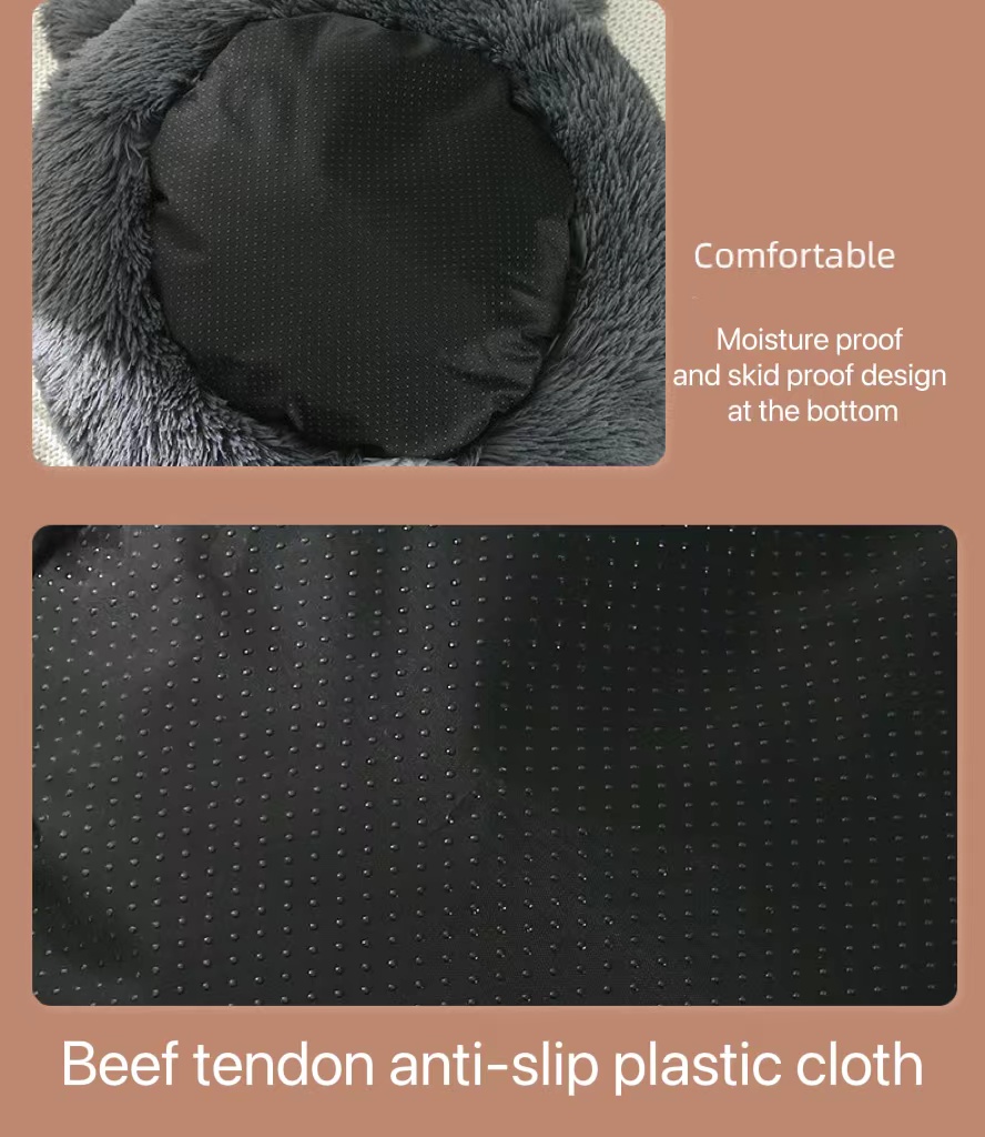Cute Pretty Rabbit Ears Heating Winter Pet Calming Beds Sofa Wear Resisting