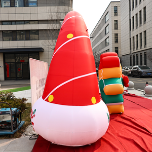 Arche gonflable de Noël en Oxford imperméable pour l'extérieur – Décoration de Noël gonflable - Product Image 3