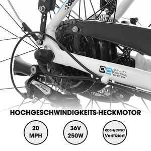 JOYKIE HILAND <span class=keywords><strong>28</strong></span> pollici elettrico city bike con 8 velocità EBike 36V 250W elettrico città bicicletta per gli uomini e le donne - Product Image 6