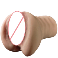 Juguete Sexual de Bolsillo, Vagina de Silicona Suave 3D, Masturbador para Adultos, Doble Orificio, Sexo Oral, Copa Masturbadora 3D