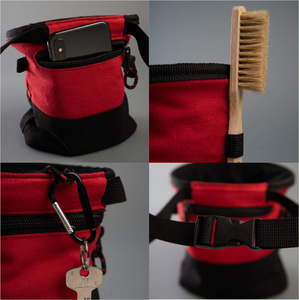 Bolsa y Cangurera para Tiza de Escalada, para Escalada en Roca y Boulder, con Práctica Cepillo - Product Image 2