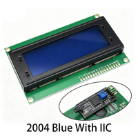 Módulo LCD1602 LCD1604 LCD2004, Pantalla Azul IIC/I2C 1602 1604 2004 12864B para Arduino LCD UNO R3 Mega2560, Pantalla Verde