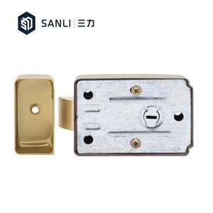 Hot Sale Mechanical Brass Door Lock Night <strong>Latch</strong> Locked Out <strong>Sliding</strong> <strong>Gate</strong> Bolt Deadbolt Rim Door Lock Cylinder - Product Image 5