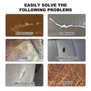 Jaysuing siège auto canapé sac chaussures veste ceinture professionnel cuir vinyle kit <span class=keywords><strong>de</strong></span> réparation rayures fissuration brûlure trou réparation crème - Product Image 3