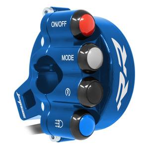 Cubierta de control del acelerador con interruptor integrado en el manillar para BMW S 1000 RR (Racing) (Azul) - Product Image 2