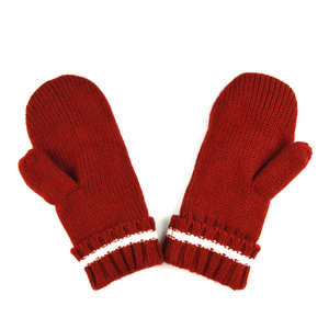 Mitaines de ski 100 % acrylique chaudes en jacquard avec doublure polaire pour sports d'hiver en extérieur, coupe-vent à doigts complets et personnalisables - Product Image 6