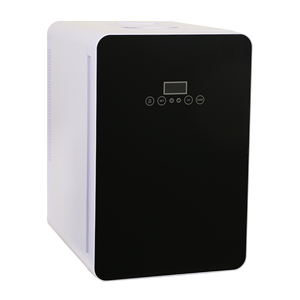 15 Liter Portable Electric Warm and Cold Refrigerator Hotel Glass Door <strong>Table</strong> <strong>Top</strong> Car Cool Mini Bar <strong>Fridge</strong> Energy Efficient - Product Image 1