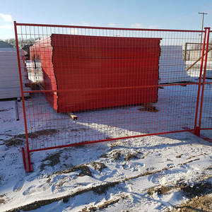 Panneaux de sécurité provisoires en acier galvanisés plongés chauds de séparation de barrière facilement assemblés modernes pour la construction - Product Image 6