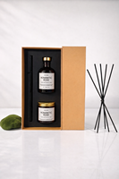 Luxuriöses Maßgefertigtes Private Label Weihnachts-Raumduft Duftkerzen und Raumduft-Diffusor Geschenkset