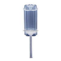 PPCT007 Contenant pour glace en forme de cœur 100 ml/3,38 oz, de haute qualité, jetable, pour gâteaux, pousse-gâteaux