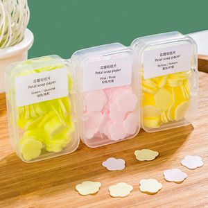 Dùng Một Lần Du Lịch Xách Tay Giấy Xà Phòng Cánh Hoa Hình Thơm Lát Tấm Bọt Xà Phòng Du Lịch Tay Xà Phòng Tấm - Product Image 2