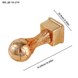 हॉट सेलिंग गोल्डन ट्राफियां फुटबॉल कप पुरस्कार स्मारिका अद्वितीय डिजाइन उच्च गुणवत्ता वाले इलेक्ट्रोप्लेटिंग ट्राफिट्स कप - Product Image 2