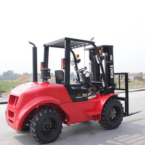 RUNTX Çin Fabrikası Tüm Kompakt Arazi Tipi 4X4 4WD 2.5ton 3ton 3.5ton Uzun Garantili Arazi Forklifti Satılık - Product Image 6