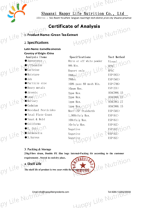 สารสกัดชาเขียวชนิดผง L-theanine ช่วยเพิ่มพลังงาน บรรเทาความเครียด ช่วยให้นอนหลับ 99% 30% HPLC - Product Image 2