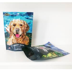 עיצוב מותאם אישית אריזת פינוק לחיות מחמד פאוץ' שקית מיילר בדרגת מזון מזון לחיות מחמד מזון לחיות מחמד הקפאה ייבוש עבור מזון לחיות מחמד שקיות פלסטיק - Product Image 3