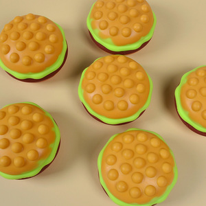 Botu New Hamburger Squishy Toy Press Bubble Bola de descompresión Alivio del estrés Squishies Doll Stress Busting Kids Gift - Product Image 6