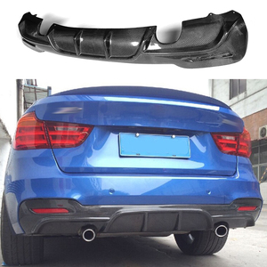 Tubo doble difusor trasero de fibra de carbono F34 <span class=keywords><strong>GT</strong></span> para <span class=keywords><strong>BMW</strong></span> F34 328i 330i 335i <span class=keywords><strong>340i</strong></span> <span class=keywords><strong>GT</strong></span> 3-Series M-Sport 12-20 - Product Image 5