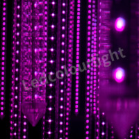 Décoration de scène rvb effet 3d 360 pixels changement de couleur DMX SPI Led Tube WIFI APP contrôle éclairages