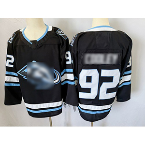 Maillot <span class=keywords><strong>de</strong></span> hockey sur glace personnalisé, style capitaine, logo brodé, numéro imprimé, taille XL, 100% polyester, pour les dirigeants d'équipe - Product Image 5