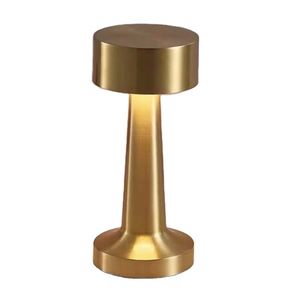 Modern Ambient Light <b>Adjustable</b> LED Desk Lamp Cordless Rechargeable Digital Printing Metal <b>Table</b> Lamp for Office Home Restaurant - Product Image 1