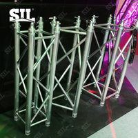 SIL Custom Moving Head Metal Truss Atriles Aluminio Truss Stage Platform Podiums Aluminio Podio Truss Pilar para concierto Evento