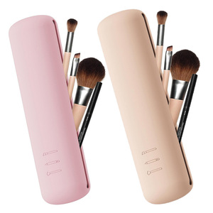 Bolsa de Almacenamiento Multifuncional para Brochas de Maquillaje, Bolsa de Silicona Multiusos - Product Image 1