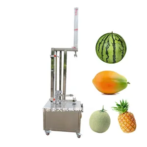 कारखाने बड़े फल पीलिंग मशीन अनानास फल त्वचा छीलने तरबूज प्रसंस्करण मशीन