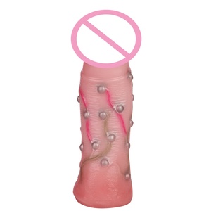 ถุงยางอนามัยแบบมีร่อง SXXY สำหรับกระตุ้นช่องคลอดและทวารหนัก ของเล่นเซ็กส์สำหรับคู่รัก ปลอกหุ้มอวัยวะเพศชาย - Product Image 5