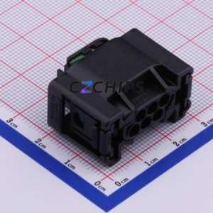 1-967616-1 Housing (Wire-to-Board / Wire-to-Wire) P=4mm Connector ( Jack Structure: 2x3P )( Pitch: 4mm )( Row Spacing: 3.5mm ) - Product Image 1